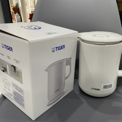 Ấm đun nước siêu tốc Tiger PCG-G10V-W (Trắng) 1L HÀNG CHÍNH HÃNG
