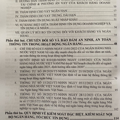 Thẩm Định Tín Dụng Quy Định Về Quản Lý Rủi Ro - Luật Các Tổ Chức Tín Dụng 
