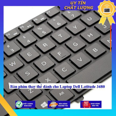 Bàn phím dùng cho Laptop Dell Latitude 3480 - Hàng Nhập Khẩu New Seal