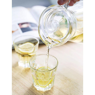 Bình đựng nước thủy tinh có nắp Luminarc G2662, dung tích 1.3L, dùng máy rửa bát | Hàng chính hãng