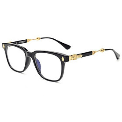 Kính Mắt Nam Nữ Mắt Vuông Cao Cấp Gọng Họa tiết Phong Cách Cổ Điển