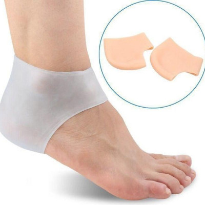 Bộ 1 đôi tất, vớ bảo vệ chống nứt gót chân bằng silicon