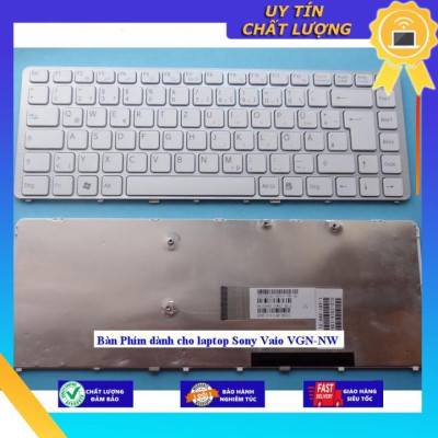 Bàn Phím dùng cho laptop Sony Vaio VGN-NW  - MÀU ĐEN - CÓ KHUNG - Hàng Nhập Khẩu New Seal