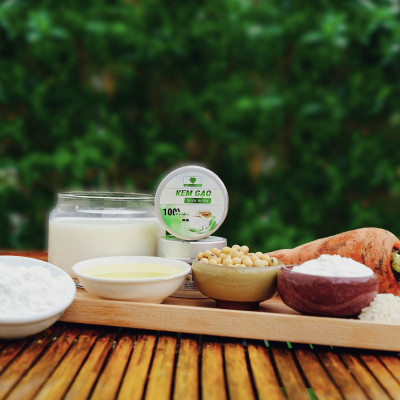 Kem gạo thiên nhiên MẸ KEN 30ml - Chống nắng, Dùng làm kem lót trang điểm, KEM CHỐNG NẮNG