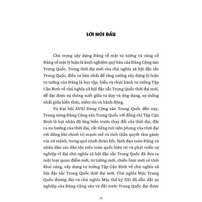 Một số vấn đề cơ bản của tư tưởng Tập Cận Bình về chủ nghĩa xã hội đặc sắc Trung Quốc thời đại mới - bản in 2024