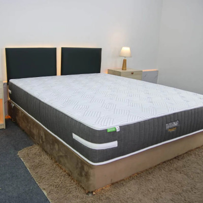 Nệm lò xo liên kết Tatana Nina Cool - Thiết kế sang trọng,êm ái ,thoáng mát. Độ cao 27cm