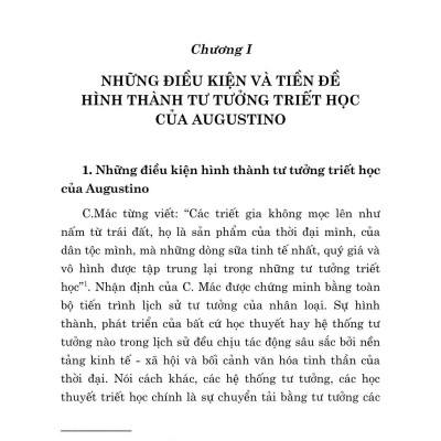 Triết Học Tôn Giáo Của Augustino