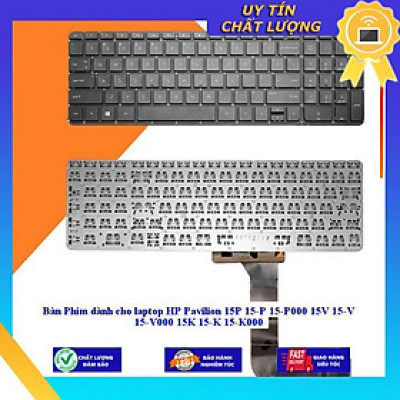 Bàn Phím dùng cho laptop HP Pavilion 15P 15-P 15-P000 15V 15-V 15-V000 15K 15-K 15-K000 - TRẮNG-CHUẨN CHÂU ÂU - Hàng Nhập Khẩu New Seal
