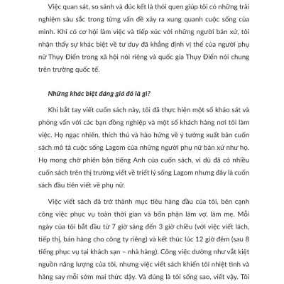 Quý Cô Lagom - 7 Khía Cạnh Cuộc Sống Mà Tôi Học Được Từ Phụ Nữ Thụy Điển