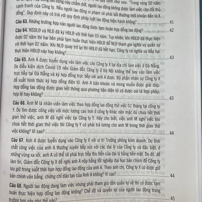 500 Câu Hỏi Và Tình Huống Giải Quyết Các Vướng Mắc, Tranh Chấp Lao Động Theo Bộ Luật Lao Động Năm 2019