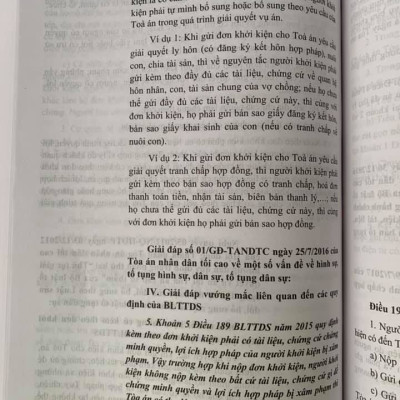 Chỉ dẫn tra cứu, áp dụng Bộ luật tố tụng dân sự năm 2015