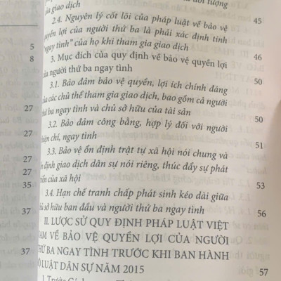 Bảo vệ quyền lợi của người thứ ba ngay tình (sách chuyên khảo)