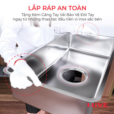 KỆ BỒN RỬA CHÉN INOX DJUS850