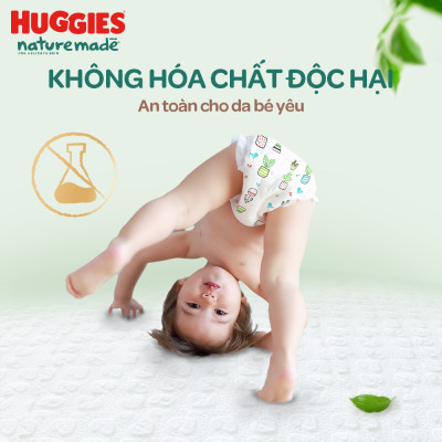 Thùng 3 gói Tã/Bỉm quần Huggies Platinum NatureMade M58/ L44/ XL38/ XXL26