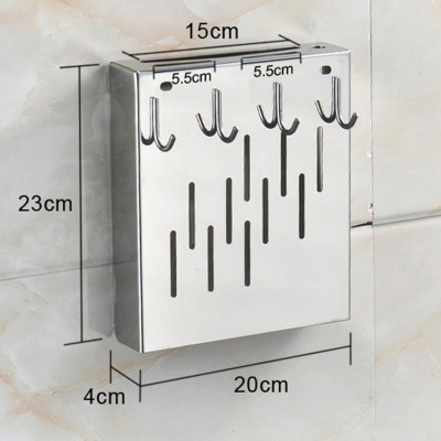 Kệ cài dao - muỗng Inox SUS 304 Eurolife EL-K6 (Trắng - bạc)