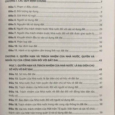 Bình luận khoa học Luật Đất đai năm 2024