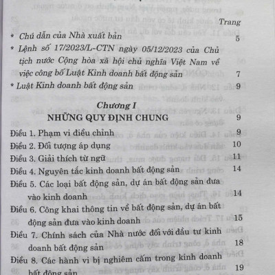 Luật Kinh Doanh Bất Động Sản  Năm 2023 ( Sửa đổi, bổ sung năm 2024 )