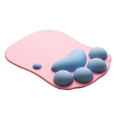 Miếng Lót Chuột Silicon CÓ ĐỆM TAY hình chân mèo - Hàng chính hãng / Hàng nhập khẩu