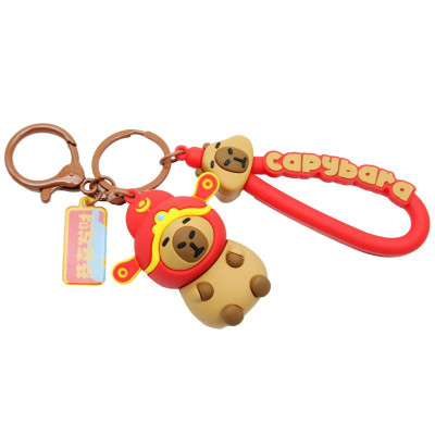 Móc Khóa Nhựa Capybara Thần Tài - ZooZoo 7501