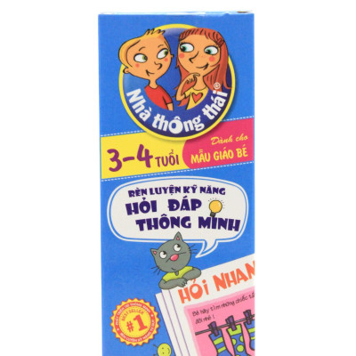 Sách - Nhà Thông Thái 3-4 tuổi - Dành Cho Mẫu Giáo Bé (Tái Bản 2024)