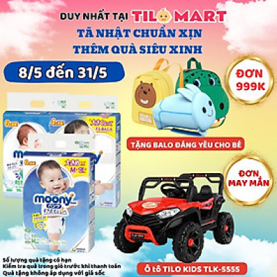 [CỘNG 12 MIẾNG] Thùng combo 2 gói tã quần Moony cao cấp L44+6 (Boy) - Nhập khẩu từ Nhật Bản