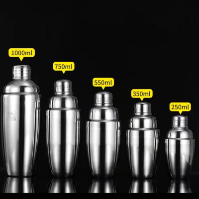 Bình lắc Coktai Inox nhà hàng quán bar pha chế đồ uống nhiều size lựa chọn