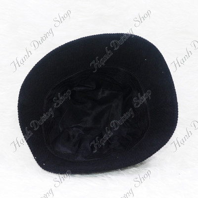 Mũ lưỡi trai nhung thêu chữ Promiss You sớ nhung đũa to cá tính - Hạnh Dương