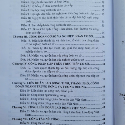 Sách Luật Công Ðoàn 2024 – Những Quy Định Mới Về Tiêu Chuẩn, Chế Độ Chi Tiêu Và Quản Lý Tài Chính, Tài Sản Trong Công Đoàn - V2553T