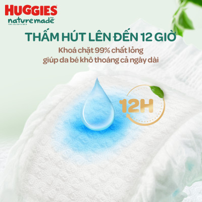 Thùng 3 gói Tã/Bỉm quần Huggies Platinum NatureMade M58/ L44/ XL38/ XXL26