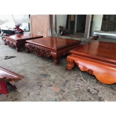 sập nằm gỗ gụ nam phi kt 1m8 x 2m2