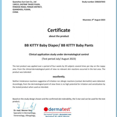 [M52]Tã/Bỉm Quần BB KITTY SENSITIVE dành cho da nhạy cảm size M(06 -11 kg)/ 52 miếng  mẫu mới