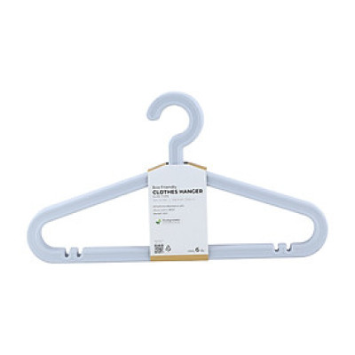 Móc Treo Quần Áo Nhựa PP ECO Màu Xanh Dương Nhạt|Index Living Mall| Nội Thất Thái Lan