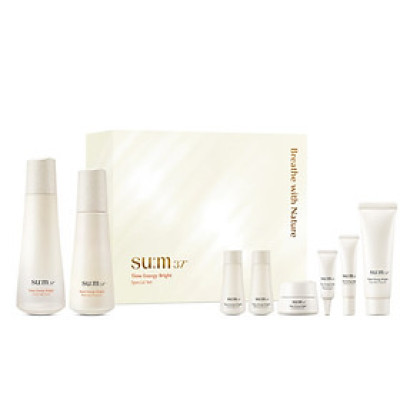 Bộ dưỡng sáng, dưỡng ẩm và làm đều màu da su:m37 Time Energy Bright 2pcs Special Set