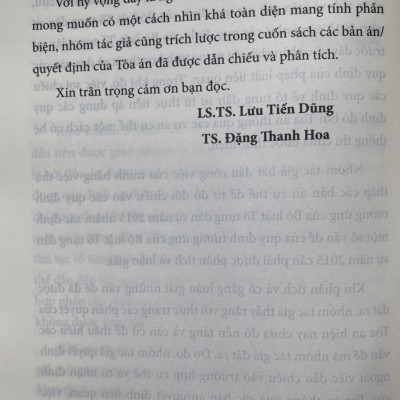 Lý giải một số vấn đề của Bộ luật tố tụng dân sự năm 2015 từ thực tiễn xét xử