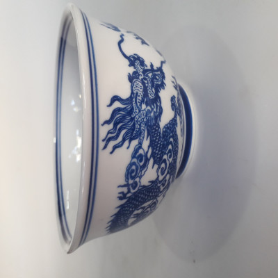 Bộ bát đĩa đồ thờ đầy đủ men lam 17 chi tiết