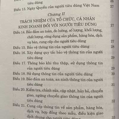 Luật Bảo Vệ Quyền Lợi Người Tiêu Dùng 