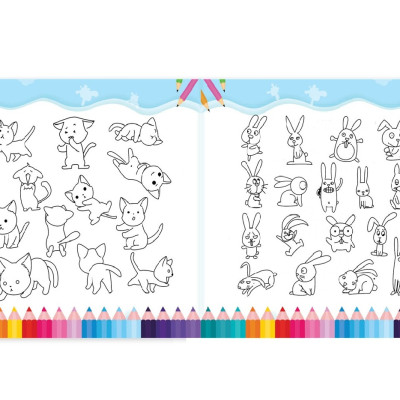 Sách - Bé Tô Màu 9999 - Tô Màu Sáng Tạo - Song Ngữ Anh Việt Dành Cho Trẻ Từ 2-6 Tuổi