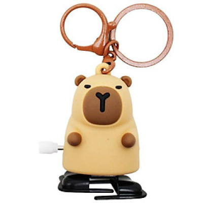 Móc Khóa Nhựa Capybara Dây Cót - WanLongDa 11113