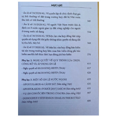 Sách - Bình luận khoa học Bản án và Án lệ - Tập 1