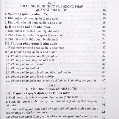 Giáo Trình Luật Hành Chính Việt Nam - Phần 2: Phương Thức Quản Lý Nhà Nước