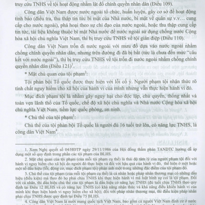 Sách - Bình luận khoa học Bộ luật hình sự năm 2015 được sửa đổi, bổ sung năm 2017 - Phần các tội phạm 