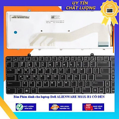 Bàn Phím dùng cho laptop Dell ALIENWARE M11X-R1 CÓ ĐÈN - Hàng Nhập Khẩu New Seal