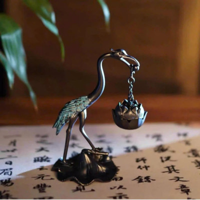 Hồng Hạc Đốt Trầm Hương, và hộp trầm Dùng Để decor Trang Trí