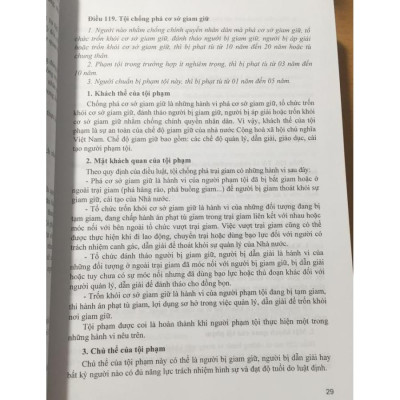 Bình luận khoa học bộ luật hình sự năm 2015 (Sửa đổi Bổ sung 2017) - Phần tội phạm