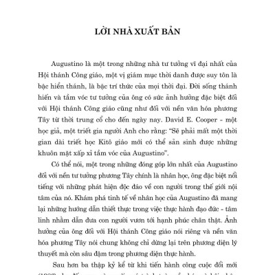 Triết Học Tôn Giáo Của Augustino