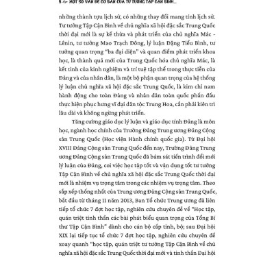 Một số vấn đề cơ bản của tư tưởng Tập Cận Bình về chủ nghĩa xã hội đặc sắc Trung Quốc thời đại mới - bản in 2024