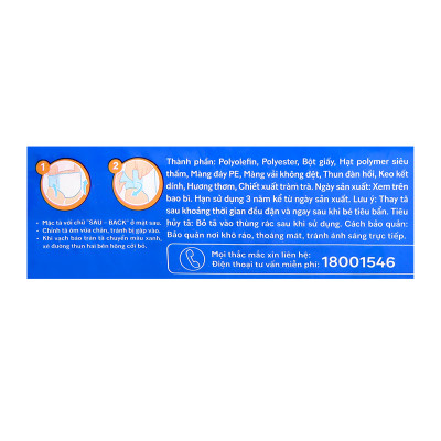 Tã quần Huggies L68 Skin Care Cho Bé Từ 9-14kg - Tràm trà tự nhiên ngừa hăm - Date mới