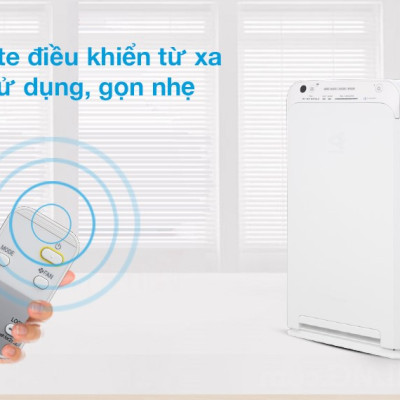 Máy Lọc Không Khí Daikin MC55UVM6 Công nghệ Streamer 3C Tích Hợp Ion Plasma Lõi Lọc Tuổi Thọ Lên Đến 10 Năm Diệt Khuẩn Và Lọc Sạch 99,97% Bụi Bẩn, Diện Tích Sử Dụng 40 m2, Công Suất 37W - Hàng Chính Hãng