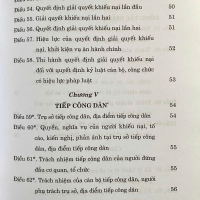 Luật Khiếu Nại ( hiện hành )