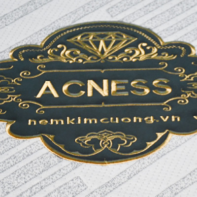 Nệm bông ép Kim Cương Acness 140x200x9cm (Màu ngẫu nhiên)